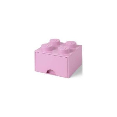 LEGO Förvaringsbox 4 med lådor (Rosa)