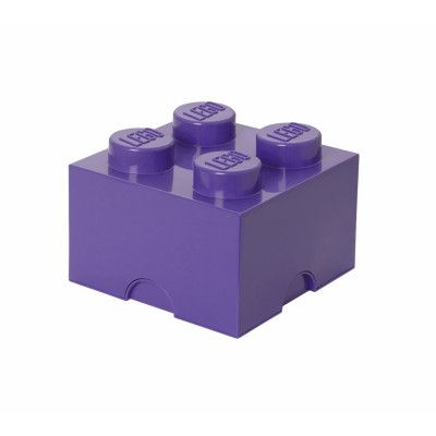 LEGO, Förvaringsbox 4, medium lilac