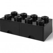 LEGO, Förvaringsbox 8 med lådor, black