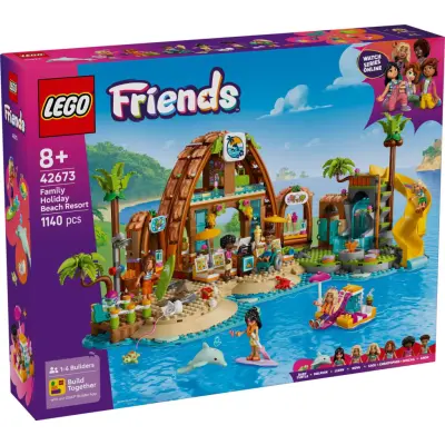 LEGO® Friends Familjesemester på strandresort 42673 - LEGO -  Leksaksaffären