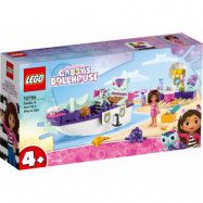 LEGO Gabbys Dollhouse Gabbys och Sjökattens skepp och spa 10786