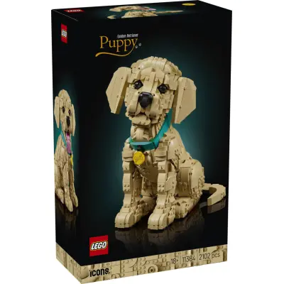 LEGO® Icons Golden retriever-valp 11384 - LEGO -  Leksaksaffären
