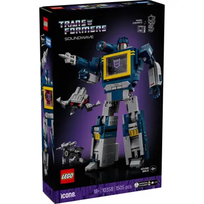 LEGO® Icons Transformers: Soundwave 10358 - LEGO -  Leksaksaffären