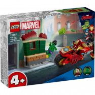 LEGO Marvel Iron Man med motorcykel och Hulk  76287