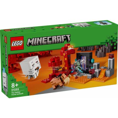 LEGO® Minecraft Attack vid Nether-portalen 21255 - LEGO -  Leksaksaffären