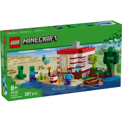 LEGO® Minecraft Dynamithuset i djungeln 21275 - LEGO -  Leksaksaffären