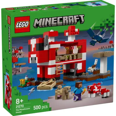 LEGO® Minecraft Mooshroomhuset 21270 - LEGO -  Leksaksaffären