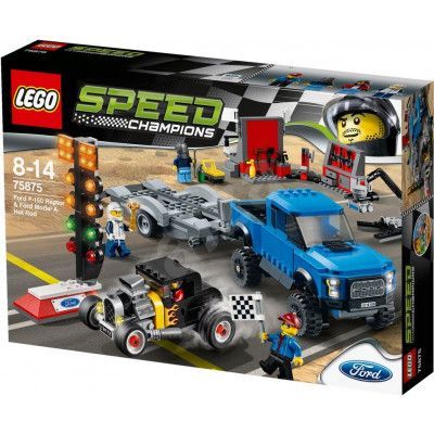 LEGO Speed Champions 75875, Ford F-150 Raptor och Ford Model A hotrod