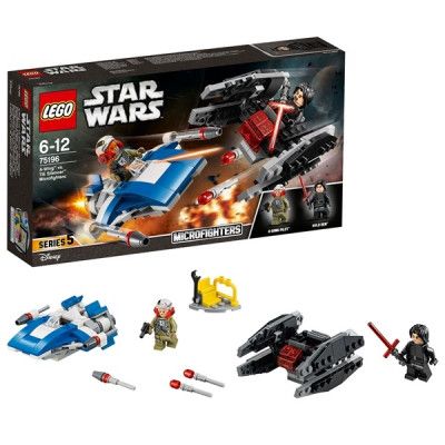 LEGO Star Wars 75196, A-Wing vs. TIE Silencer Microfighters
