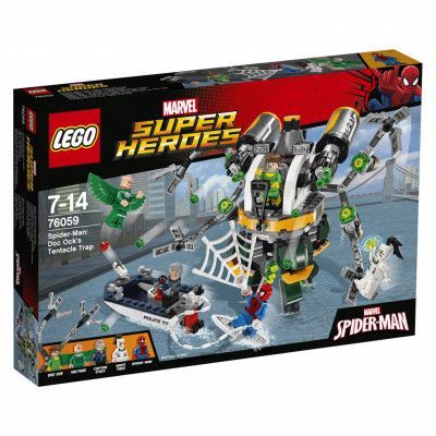LEGO Super Heroes 76059, Spindelmannen: Doc Ocks tentakelfälla