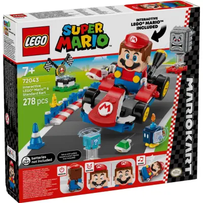 LEGO® Super Mario™ Mario Kart™ Interaktiv LEGO® Mario&Standard Kart 72043 - LEGO -  Leksaksaffären