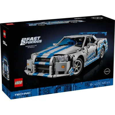 LEGO® Technic 2 Fast 2 Furious Nissan Skyline GT-R (R34) bil 42210 - LEGO -  Leksaksaffären