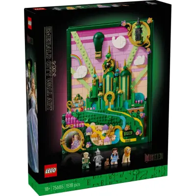 LEGO® Wicked Emerald City – väggkonst 75685 - LEGO -  Leksaksaffären