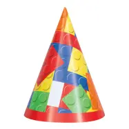 Partyhattar Byggklossar - 8-pack
