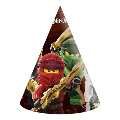 Partyhattar Lego Ninjago - 6-pack