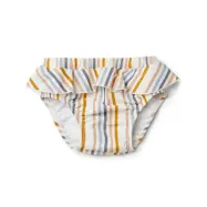 Liewood badbyxa Elise med volang stl 56/62, stripe multi