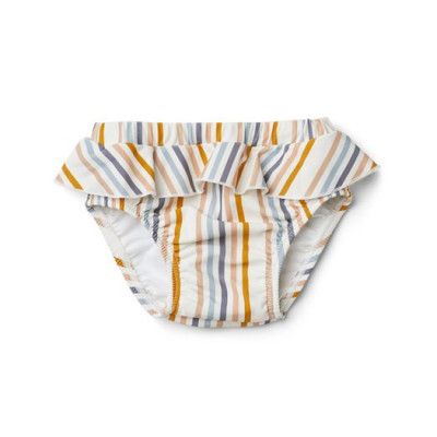 Liewood badbyxa Elise med volang stl 56/62, stripe multi