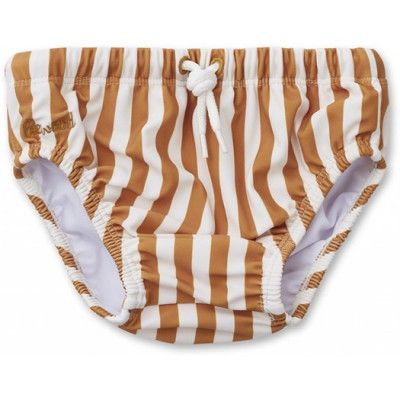 Liewood badbyxa Frej stl 68/74, stripe mustard