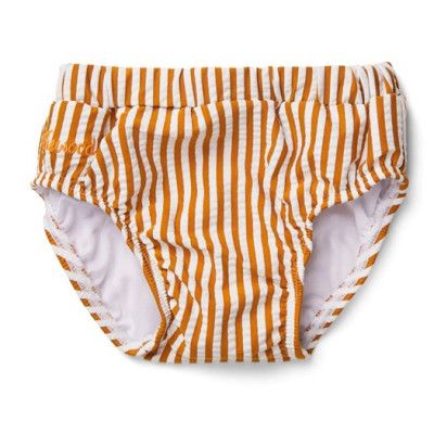Liewood badbyxa Frej stl 68/74, stripe mustard/white
