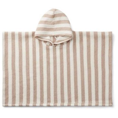 Liewood badponcho Paco 3-4 år, rand pale tuscany/creme