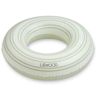 Liewood badring Baloo, rand dusty mint/creme de la creme