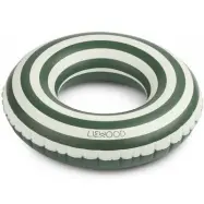 Liewood badring Baloo, rand garden green/creme de la creme