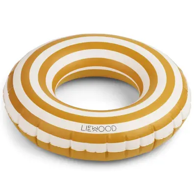 Liewood badring Baloo, rand golden caramel/creme de la creme