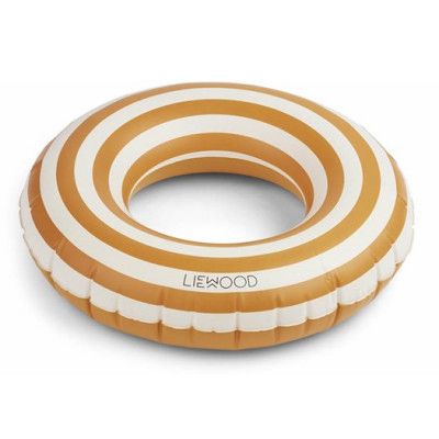 Liewood badring Baloo, rand mustard/creme de la creme