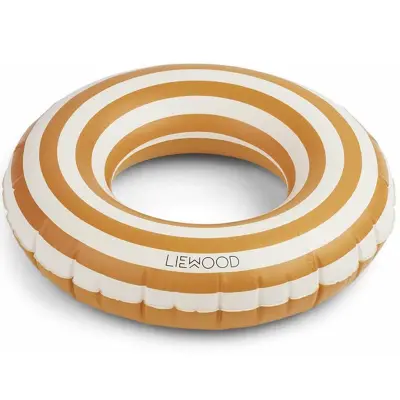 Liewood badring Baloo, rand mustard/creme de la creme