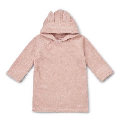 Liewood badrock poncho Ilja 3-4 år, kanin/rosa