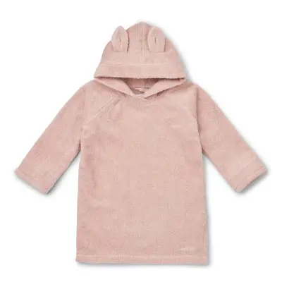 Liewood badrock poncho Ilja 3-4 år, kanin/rosa