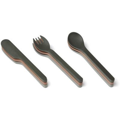 Liewood bestickset Frederikke 9-pack, hunter green multi mix