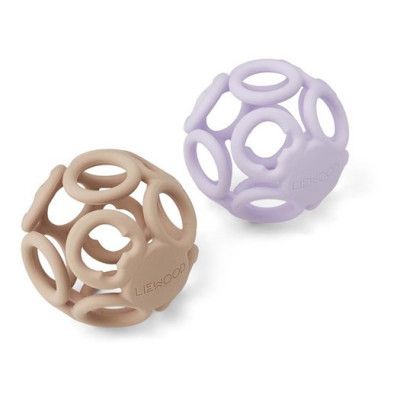 Liewood bitleksak boll Jasmin 2-pack, light lavender/rose