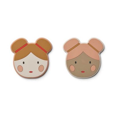 Liewood bitleksak Gia 2-pack, doll/sandy multi