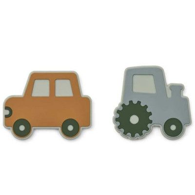 Liewood bitleksak Gia 2-pack, vehicles/blue fog multi mix