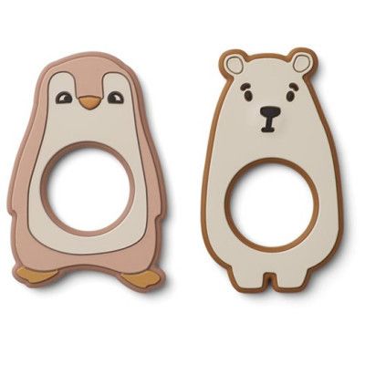 Liewood bitleksak Gili 2-pack, dark rose multi mix