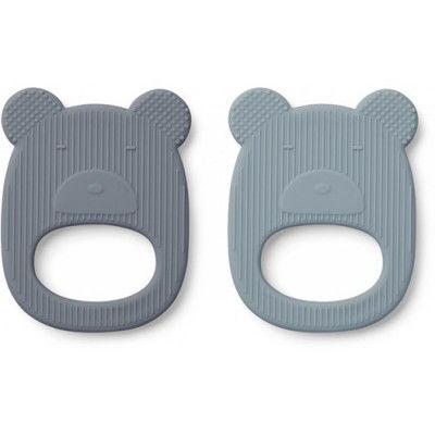 Liewood bitring Geo 2-pack, mr bear blue mix