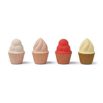 Liewood cupcakeleksak Kate 4-pack, rose multi mix