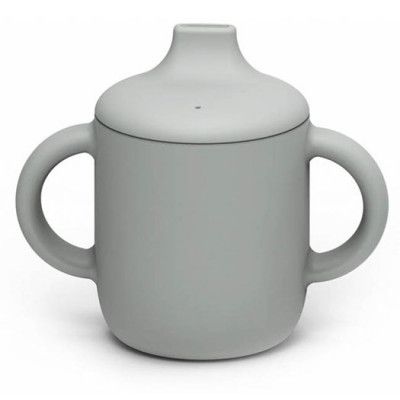 Liewood drickpipsmugg spillfri Neil silikon, dove blue