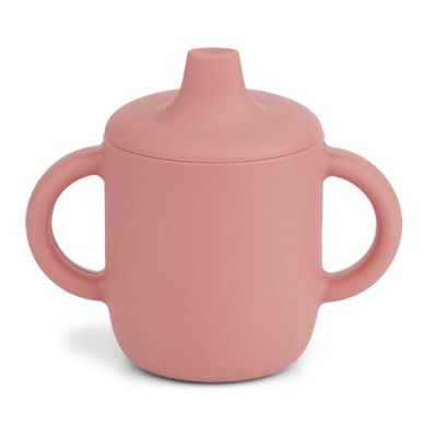 Liewood drickpipsmugg spillfri Neil silikon, dusty raspberry