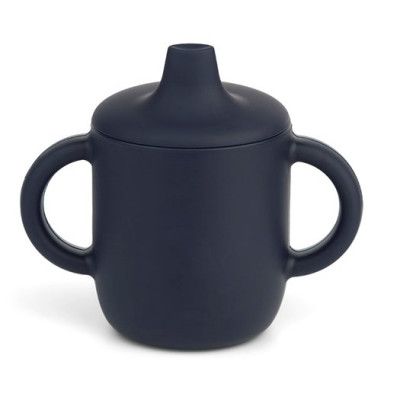Liewood drickpipsmugg spillfri Neil silikon, midnight navy