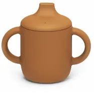 Liewood drickpipsmugg spillfri Neil silikon, mustard