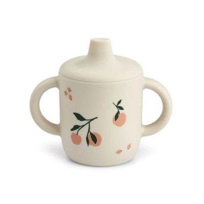 Liewood drickpipsmugg spillfri Neil silikon, peach/sea shell