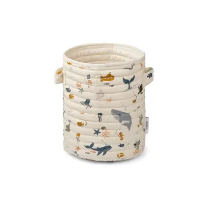 Liewood förvaringskorg quilt Ally, sea creature/sandy