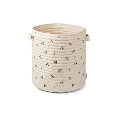 Liewood förvaringskorg quilt Lia, peach/sea shell