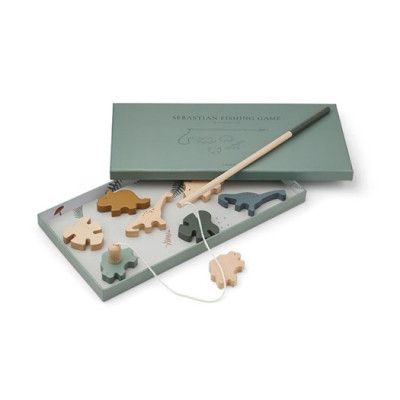 Liewood fiskespel Sebastian, dino hunter green