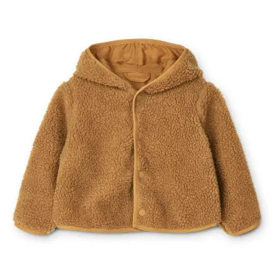 Liewood fleecejacka Inge Pile strl 62, golden caramel