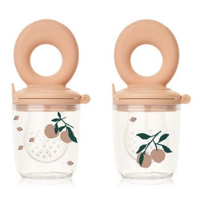 Liewood food feeder Miranda 2-pack, peach/sea shell