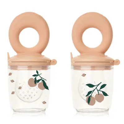 Liewood food feeder Miranda 2-pack, peach/sea shell