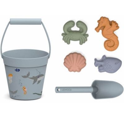 Liewood hinkset Dante, sea creature blue mix